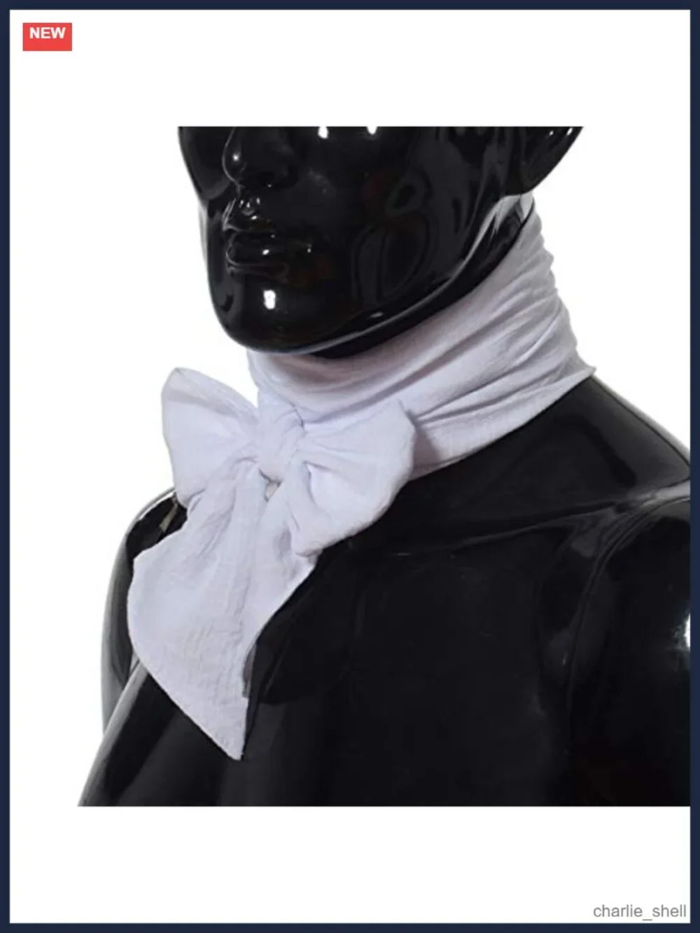 Mens Renaissance Scarf Jabot Cravat Costume Collar Cotton Adjustable